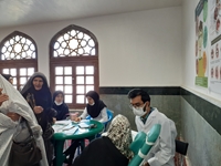 ارائه خدمات دندانپزشکی به نمازگزاران درحاشیه نماز جمعه